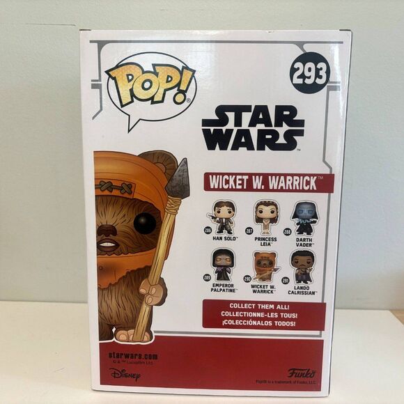 Jumbo Wicket W. Warrick Funko Pop 293 - Star Wars - Picture 4 of 11